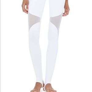 Alo X-Small White leggings "Coast"
